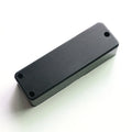 Donlis 4 String Humbucker Jazz Bass Pickup Cover 5 String Satin Black Bass Pickup Cover for Custom Bass Plastic Parts