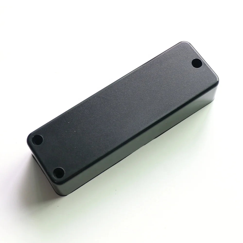 Donlis 4 String Humbucker Jazz Bass Pickup Cover 5 String Satin Black Bass Pickup Cover for Custom Bass Plastic Parts
