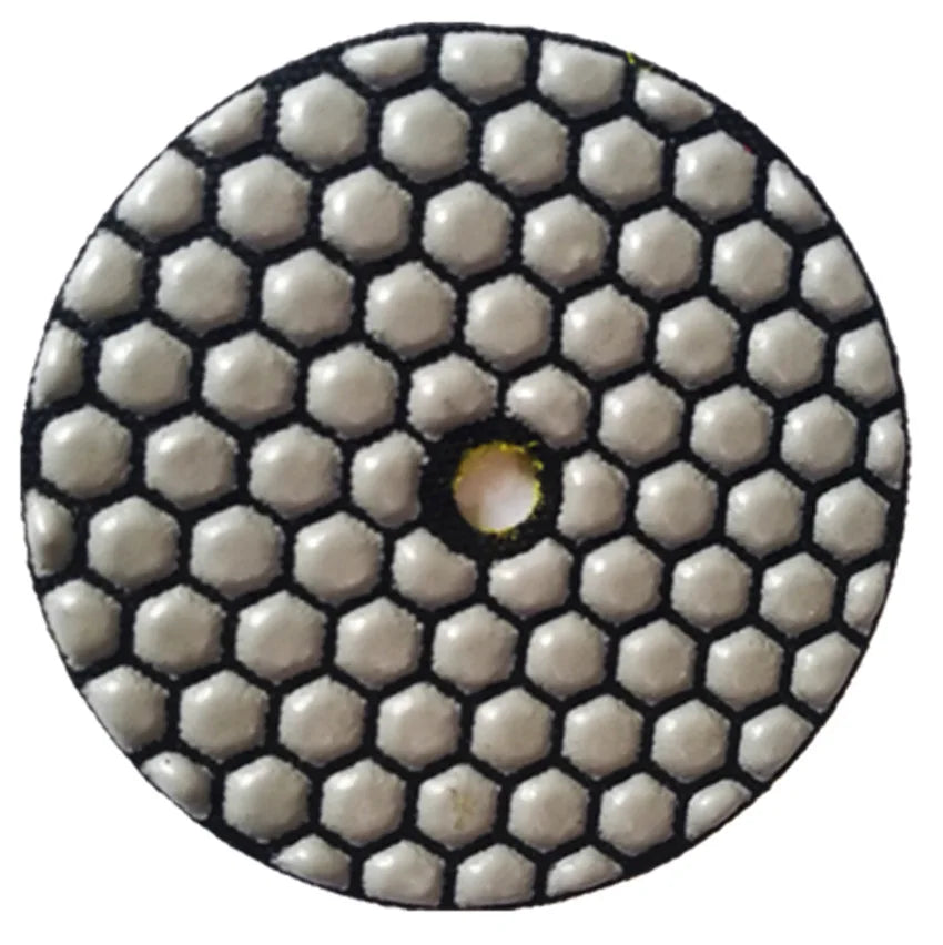 PMS 100mm 4inch Diamond Dry Polishing Pads Flexible Grinding Disc Marble Sanding Disc for Granite Tile