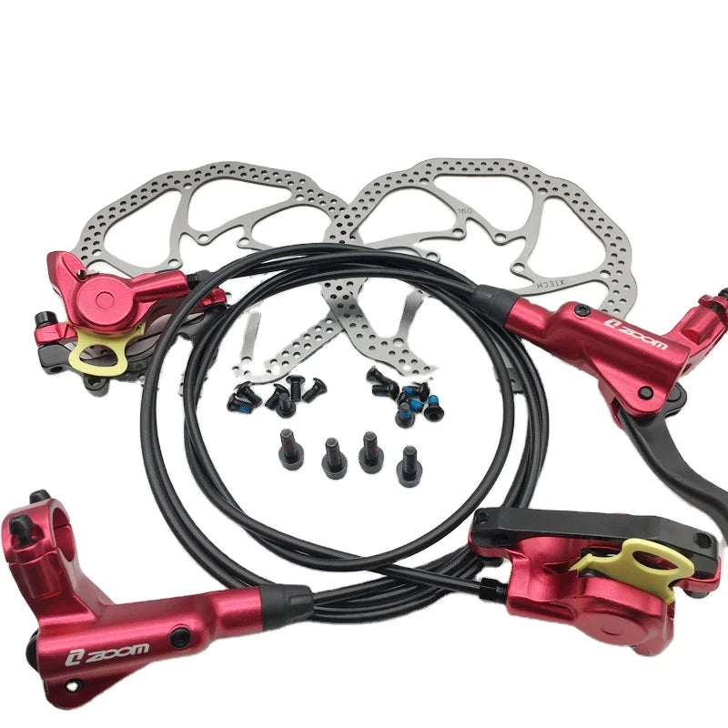 Zoom HB-875 MTB Disc Brake for Bicycle Better than M395 M447 Left Front & Right Rear for BMX Steel Material