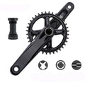 MTB Crankset 104BCD 32-38T 170/175mm MTB Crankset Ultra Light Hollow Crank Set with BB 9/10/11/12 Speed Bicycle Parts