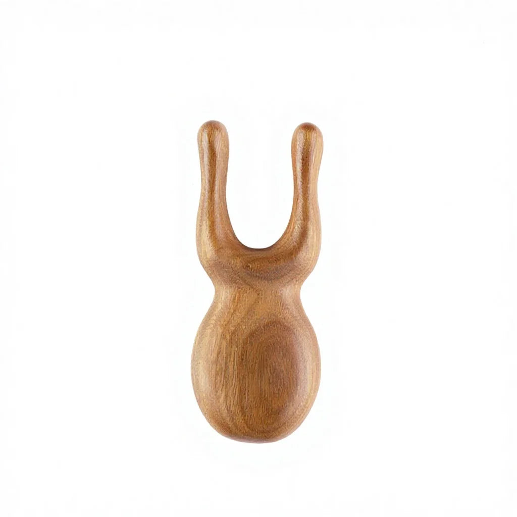 Sandalwood Face Lift Meridians Comb Fine Lines Pulling Rod Nose Bridge Tendon Device Ear Scraping Stick Eye Massage Cushion Wood
