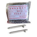 Wholesale 1000PCS / Bag SSS-1.5mm Watch Quick Release Spring Bars Watch Band Strap Link Pins Steel Watch Repair Tool Accessory