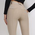 Riding Clothes Khaki Women Equestrian Breeches High Spandex Equestrian Riding Jodhpurs Wear Apparel