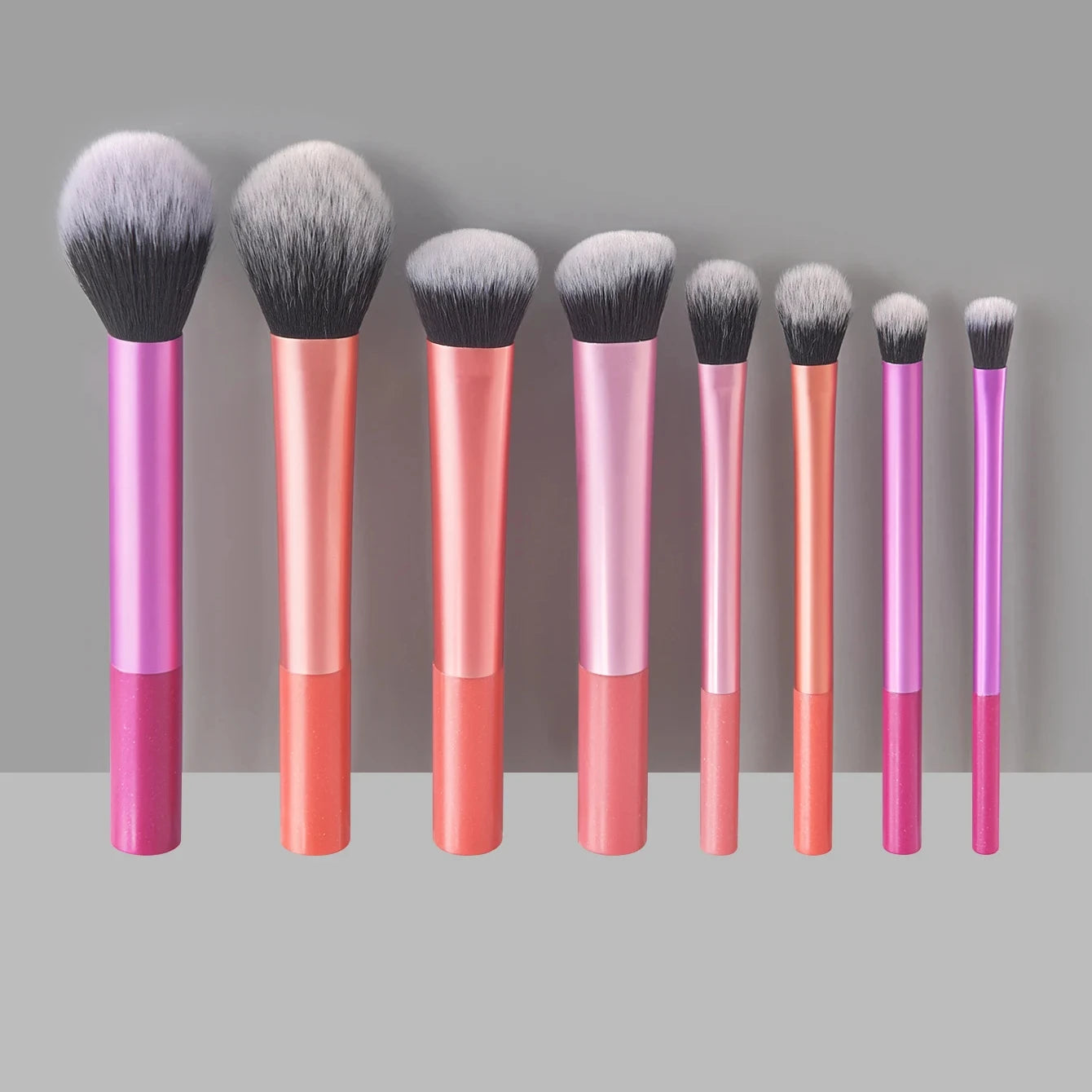 Custom Logo Unique Colorful Makeup Brushes Private Label Luxury Professional Makeup Brush Set