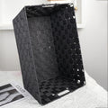 China Factory Direct Cheap Handwoven Rectangular Storage Baskets Organizer Made of Durable Nylon for Clothing Sundries Cosmetics