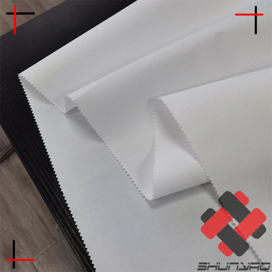 PU Coated Waterproof PFP 600D White Polyester Oxford Fabric Rolls for Digital Print
