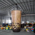 Customized LOGO Event Promotion Giant Inflatable Coffee Cup for Advertising Inflatable Milk Tea Bottle Model