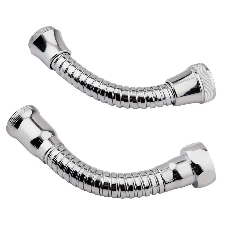 Bendable Shower Head Extension Pipe for Fixed Bathroom Shower Head 6 Inch Shower Arm Adapter