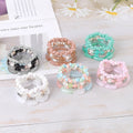 Bohemian Retro Crushed Stone Glass Bead Jewelry Ethnic Style Handmade Multi-layer Stacked Bracelet Set