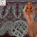 Wedding Tulle Luxury Lace White Dress Heavy Beaded Bridal Fabric Hot Selling Beautiful Wedding Lace 5 Yards