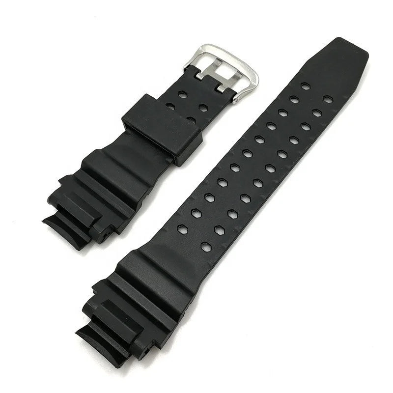 Silicone Plastic Watch Strap - Sports Style Band for Large-Size Electronic Watches