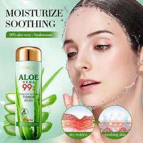 OEM ODM Private Label Beauty Products BIOAQUA Aloe Vera Hydrating Soothing Face Toner Moisturizing Rejuvenating Facial Skin
