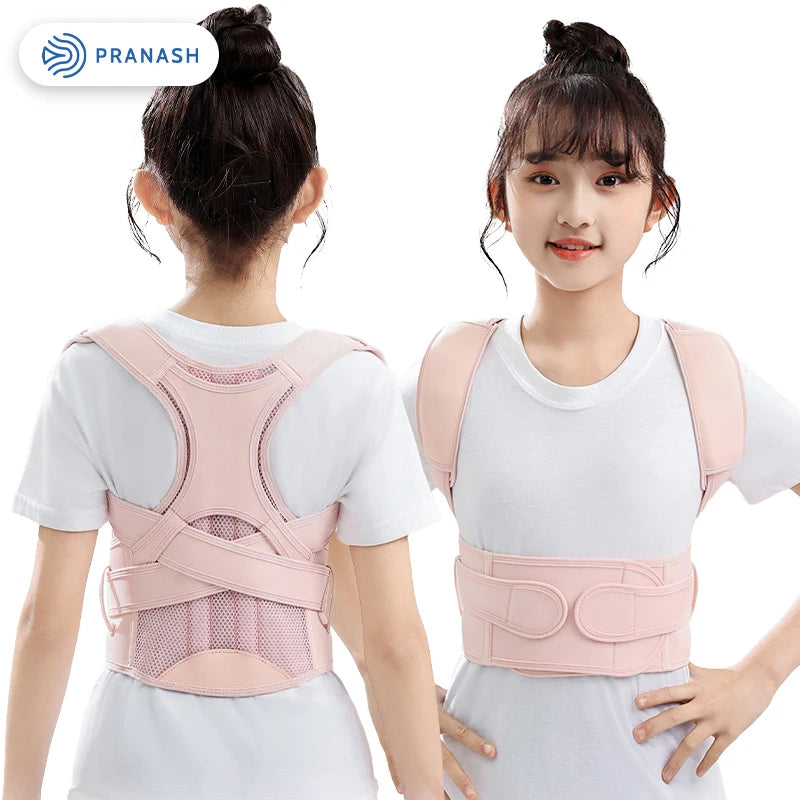 New Upgrade Children Adult Men and Women pink Blue Adjustable Posture Corrector Back Support MegaBDM