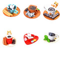 DIY Figurines Sculpture Statue Home Decoration Sales Coffee Cup Animals Decor Resin