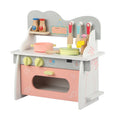 Hot Sale Children Wooden Simulation Cooking Play House Colorful Kitchen Stove Toy Set