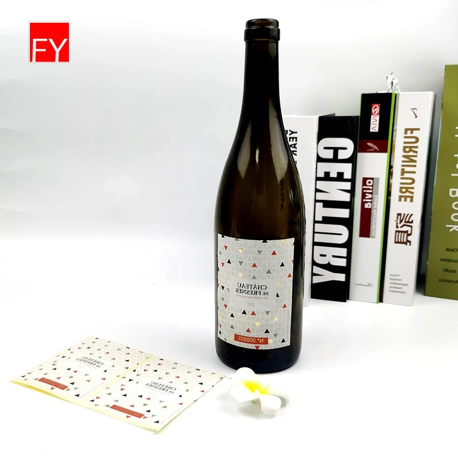 Label Wine for Waterproof Beer Printing Adhesive Stickers Transparent Labels Small Bottles Plastic Paper Qr Code Bottle Sticker
