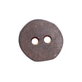 New Irregular 2-hole Zinc Alloy Metal Button with Retro Oxidized Copper Shirt Button
