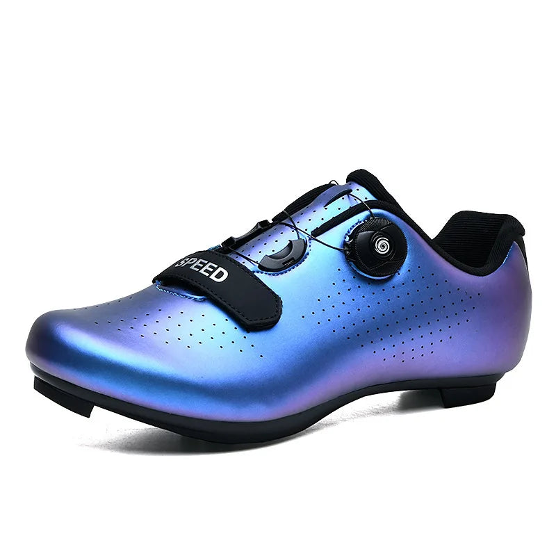 Riding Accessories New  Hard Soles Road Mountain Bike Shoes Men and Women Lock Shoes Cycling Shoes with Lock