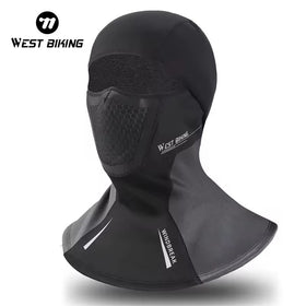 WEST BIKING Wholesale Winter Ski Mask for Men Custom Windproof Warm Thermal Acrylic 3 Hole Knitted Balaclava Sport Mask