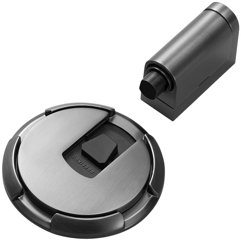 New Design Zinc Alloy Door Stopper Mechanically Structural Wood Door Door Stops Two Installation Methods for Hotels