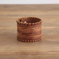 Vintage Wide Genuine Leather Wristband Bangles Handmade Minimalist Leather Bracelet