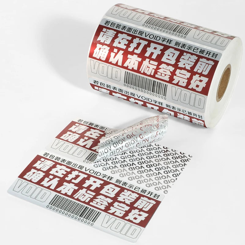 Likexin Customized VOID Label Custom Security Sticker Seal Tamper  Proof Warranty Sticker