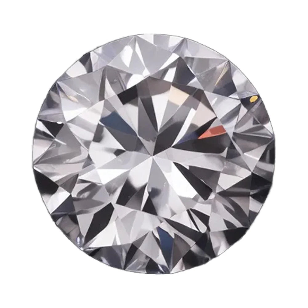 Diy Round Eight-Heart Eight-Arrow Loose Moissanite Bare Diamond