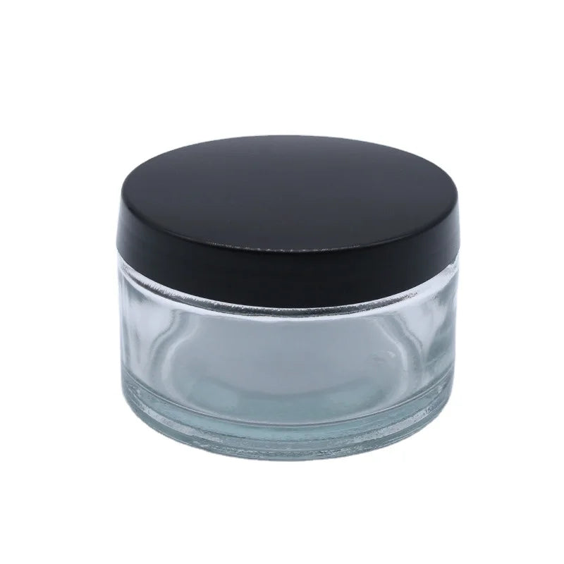 200ml Glass Cream Jar Large Capacity Cosmetic Empty Bottle