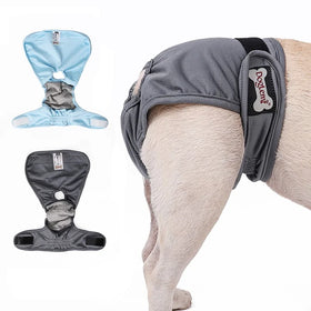 High-Tech Graphene Super Soft Adjustable Breathable Reusable Washable Dog Diaper for Male Pet Apparel Accessory