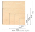 FSC Certificate  1/16  1mm 2mm 3mm 5mm 6mm Basswood  Sheets for Laser Cutting Crafts 3D Puzzle Toys