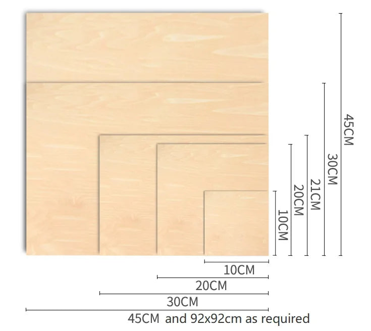 FSC Certificate  1/16  1mm 2mm 3mm 5mm 6mm Basswood  Sheets for Laser Cutting Crafts 3D Puzzle Toys