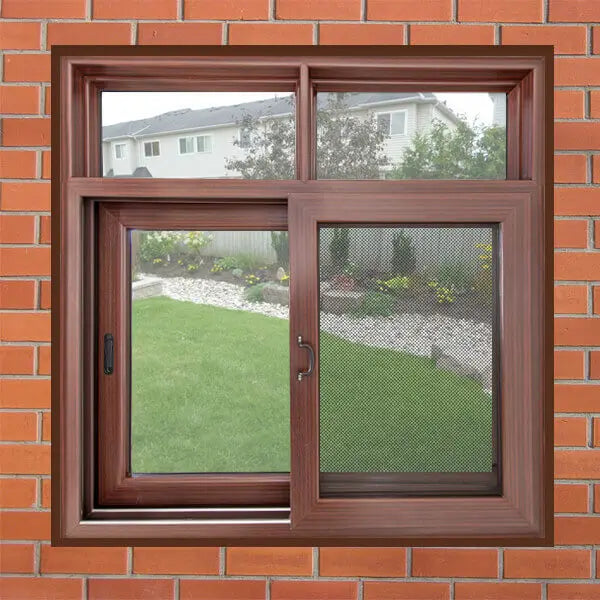 Modern Design Aluminum Glass Sliding Casement Windows Simple Design Style Folding Swing Open Styles Horizontal Aluminum Alloy