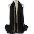 Wholesale Custom Made Drill Pearl Chiffon Hijab Scarf Muslim Hijab Hot Selling Scarf Chiffon Hijab