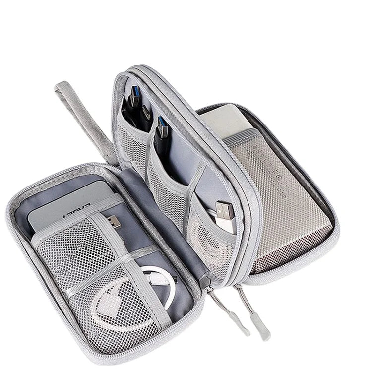 Hot Sale Digital Gear & Camera Storage Bag with USB Charger Date Cable Hard Drive Power Bank GPS-Waterproof Shockproof Dustproof