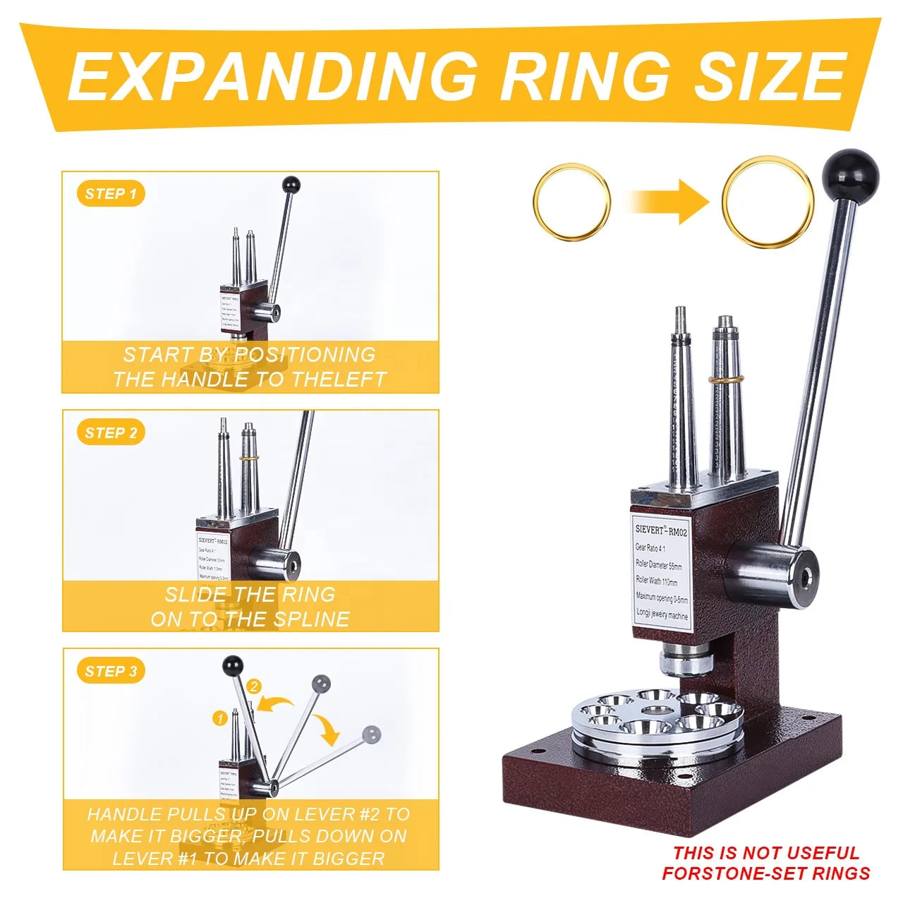 Good Quality Jewelry Making Tools Single/Double Pole Ring Size Adjustment Tools Ring Expander Ring Stretcher and Reducer