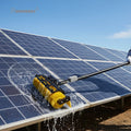 Solar Panel Cleaning Roller Brush Aluminum Alloy/Carbon Fiber Telescopic Pole 60cm for Solar Panel Clean
