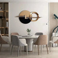 100x50cm Light Luxury Wall Decoration Living Room Sofa Bedroom Wall Hanging Metal Pendant Decor
