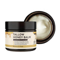 Halal Raw Honey and Olive Oil Face Body Whipped Benefits Grass Fed Beef Tallow Balm with Honey Custom Logo OEM