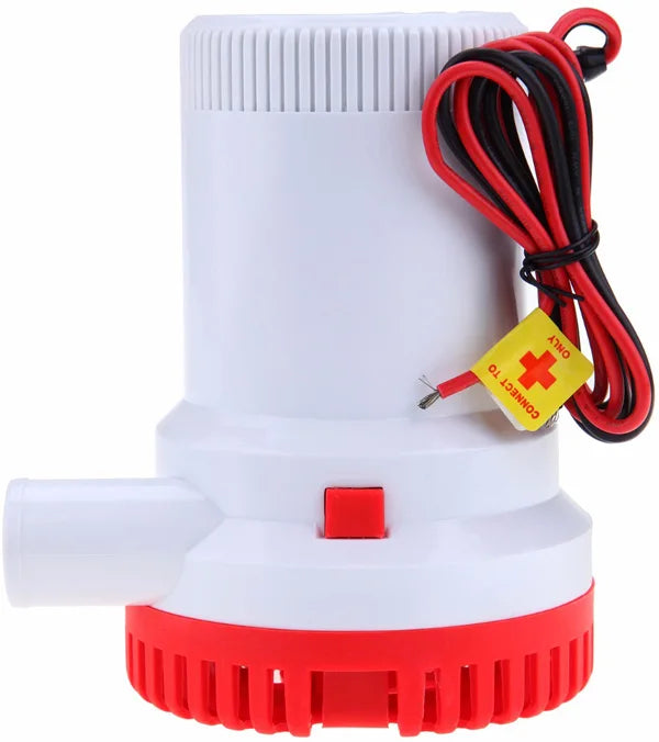 Bilge Pump 12V 24V 2000GPH Electric Bailer Pump Marine Boat Yacht Kayak Submersible Best Bailing Equipment Bilge Pump