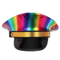 Novelty Bridal Hat for the Bride - Great for Bachelorette Parties Bride Weddings rainbow Steampunk Captain Hat Bulk
