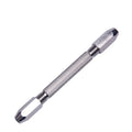 0-3mm Mini Micro Manual Gimlet Double End Pin Vice Drill Hand Drilling Tool Double End Pin Chuck Double Headed Hand Twist Drill