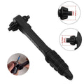 2 in 1 Two End Dual-Use Drill Chuck Key Quick Ratchet Wrench Spanner