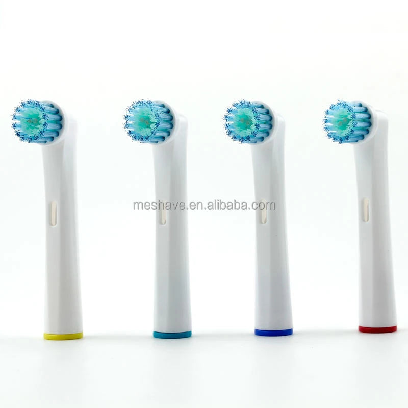 EB-17D CE Certified Home Use and Travel Electric Toothbrush Heads Medium Bristle Nylon Battery Powered for Adults