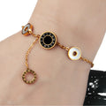 Wholesale Creative Design Gold Plated Stainless Steel Bracelet for Women Trendy Roman Numeral Style Wedding Gift Accessory