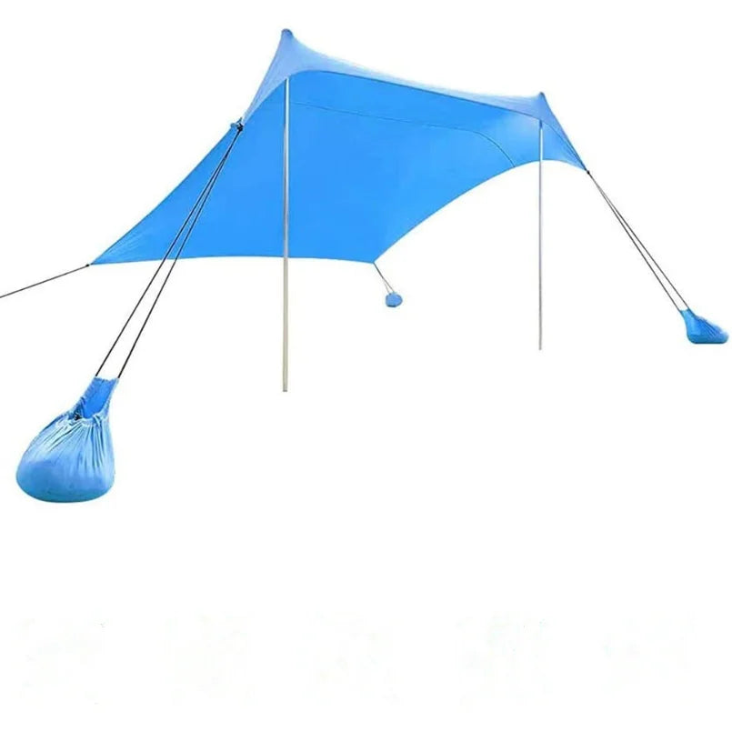 Woqi Outdoor Beach Sun Shade Camping Rain Fly Tarp SunShade Travel Accessories Beach Tent