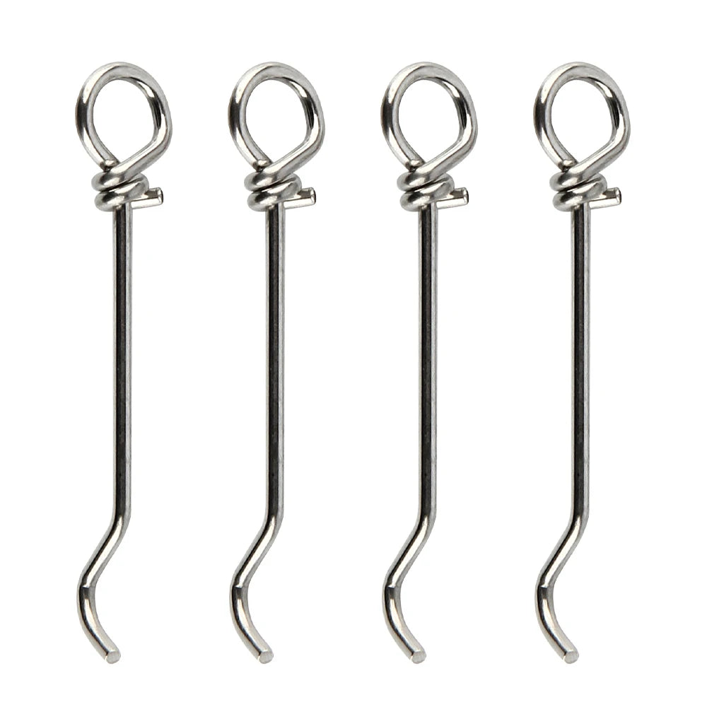 Spinpoler Stinger Spikes Fishing Pin for Soft Fishing Lures Bent Pins Needle Fixed Connecting Softbait Hook Assist Rig Tackle