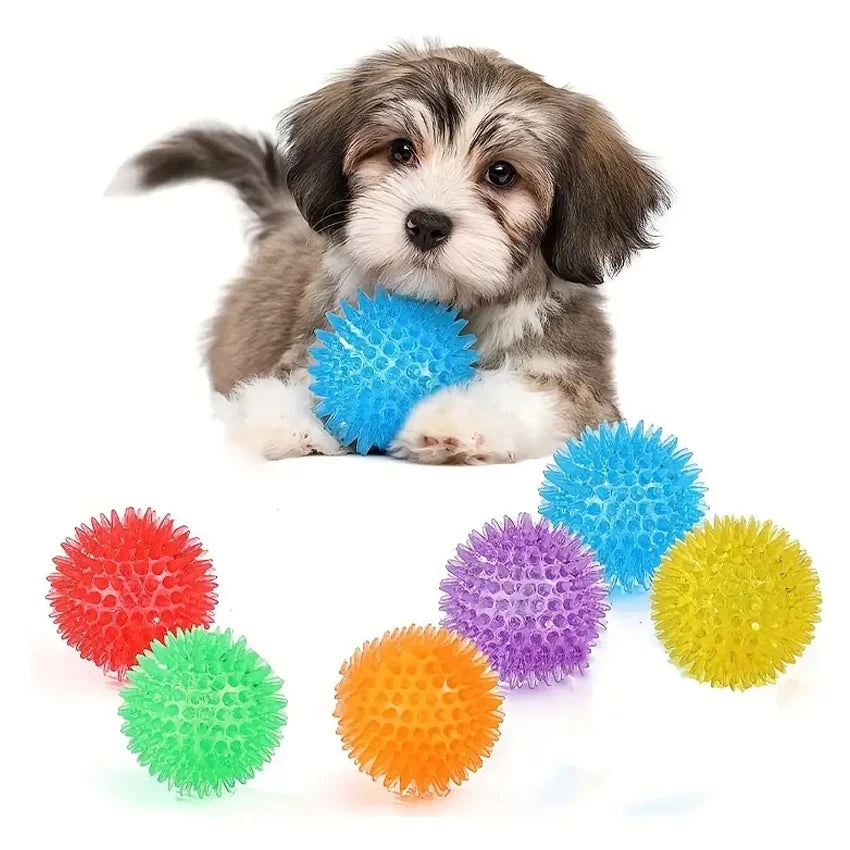 2024 New Pet Chew Ball Toy Eco-friendly TPR Material Dog Voice Toys