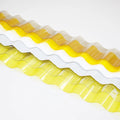 Free Sample Yellow Transparent Shed Roofing Corrugated Polycarbonate  Sheet