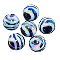 2023 16mm Acrylic UV Coated zebra Bead DIY Jewelry Mobile Phone Chain Bag Material Accessories